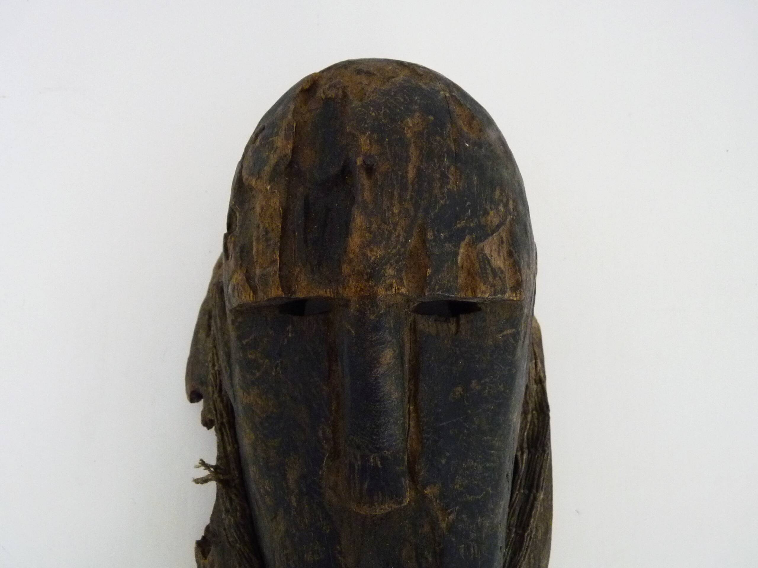 Old Dogon mask from Mali in wood. African mask. Early 20th century