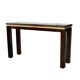 Console table in goat skin by Aldo Tura, Italy, 1970s