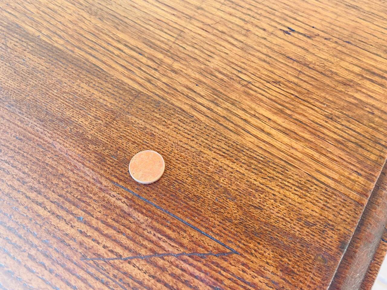 Console Art Deco a 3 niveaux en noyer, Circa 1930s