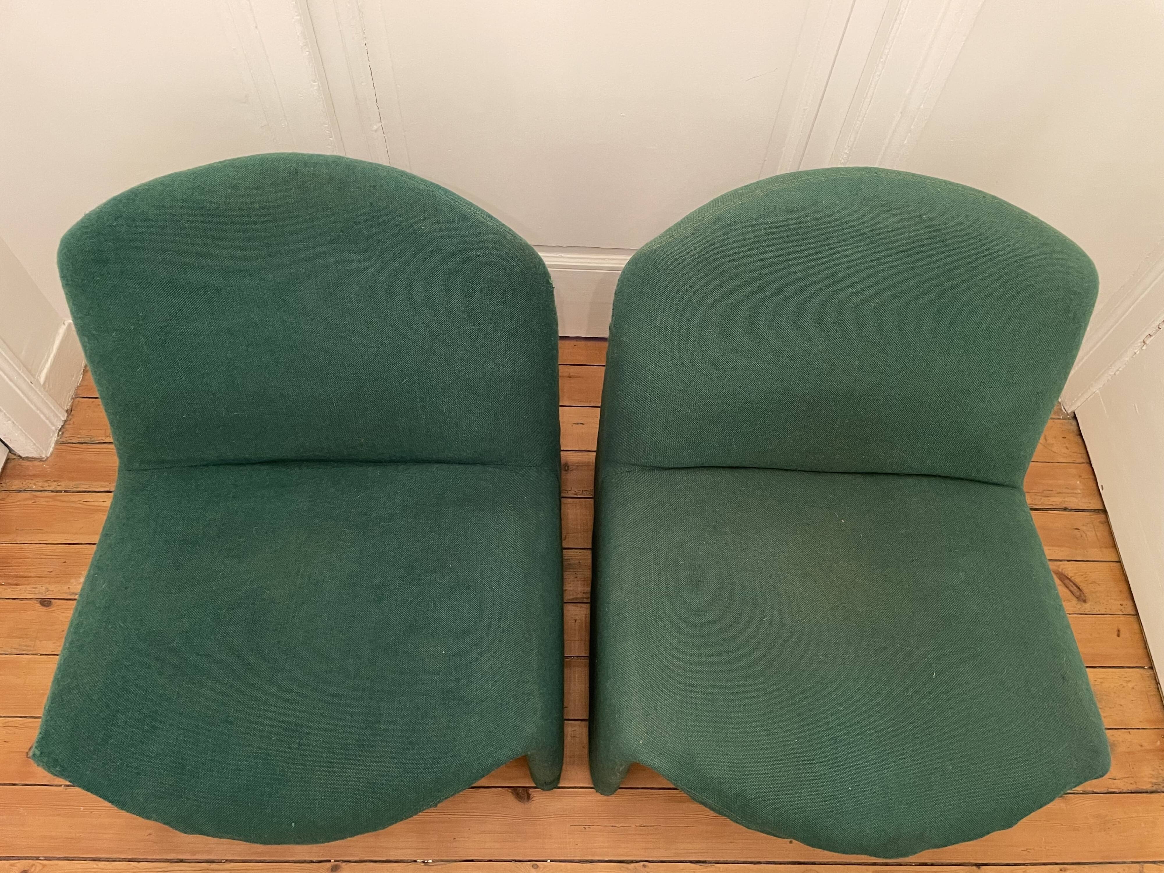 Pair of Alky armchairs by Giancarlo Piretti for Castelli