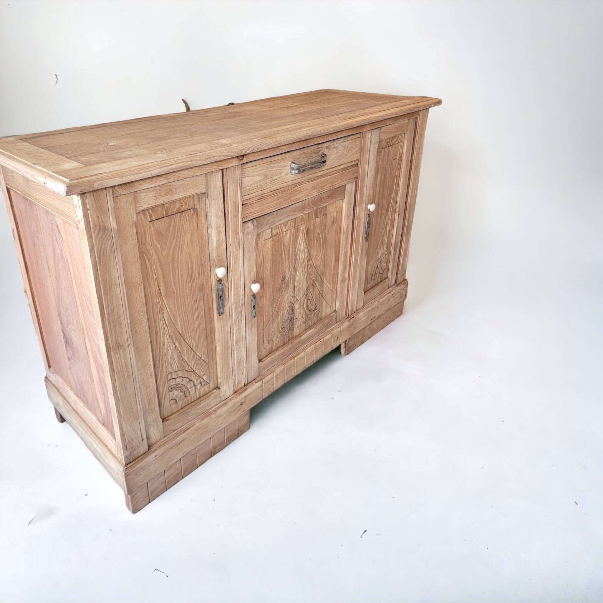 1950 solid oak sideboard