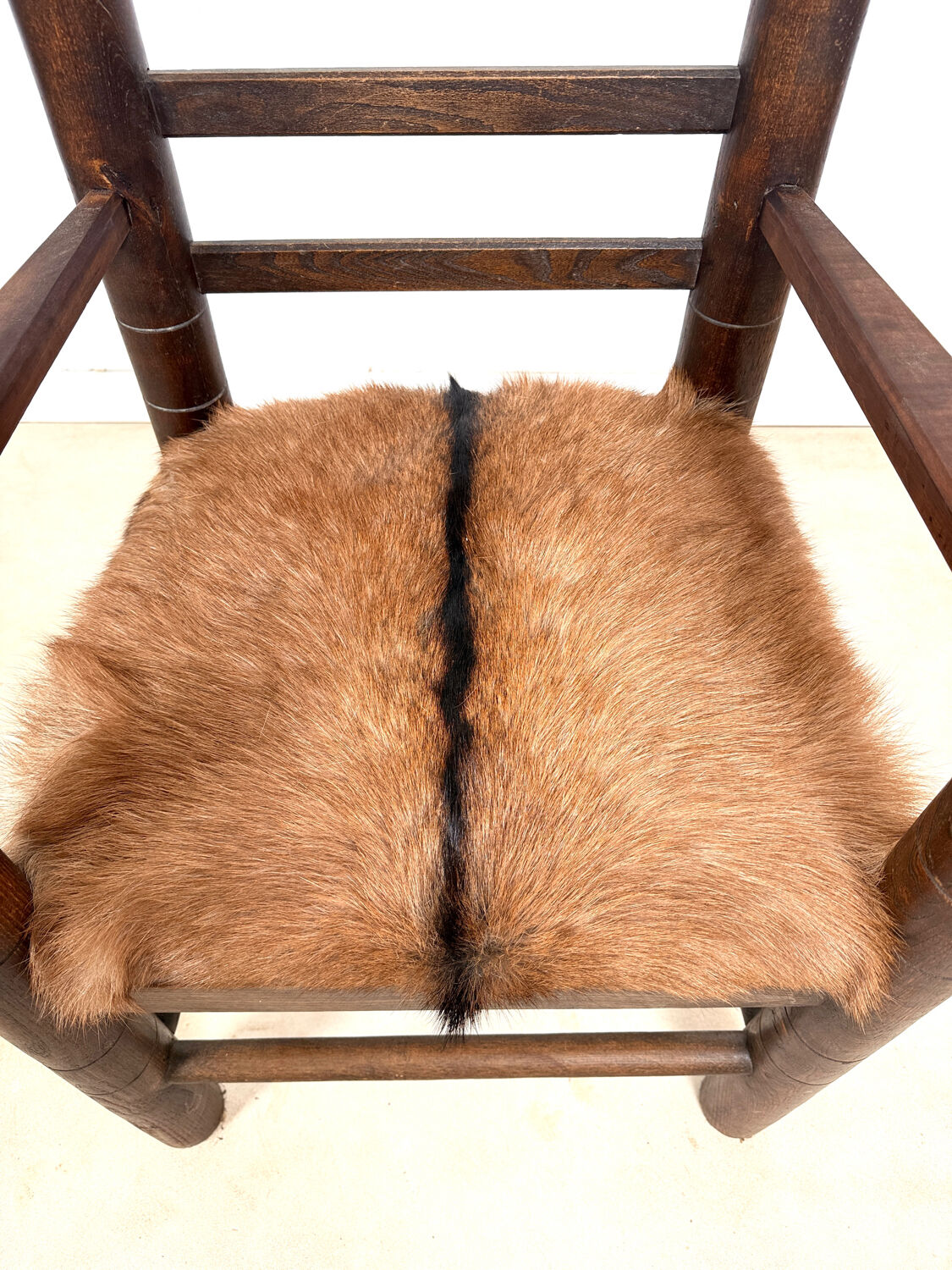 Fauteuil brutaliste dans le goût de Charles Dudouyt