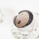 Set (2) of 1970s 'bubble' glass wall lamps attributed to Hillebrand
