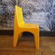 Chaise enfant 1970 plastique thermoformé