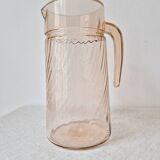 "Rosaline" twisted glass carafe - Luminarc Vintage