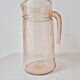 "Rosaline" twisted glass carafe - Luminarc Vintage