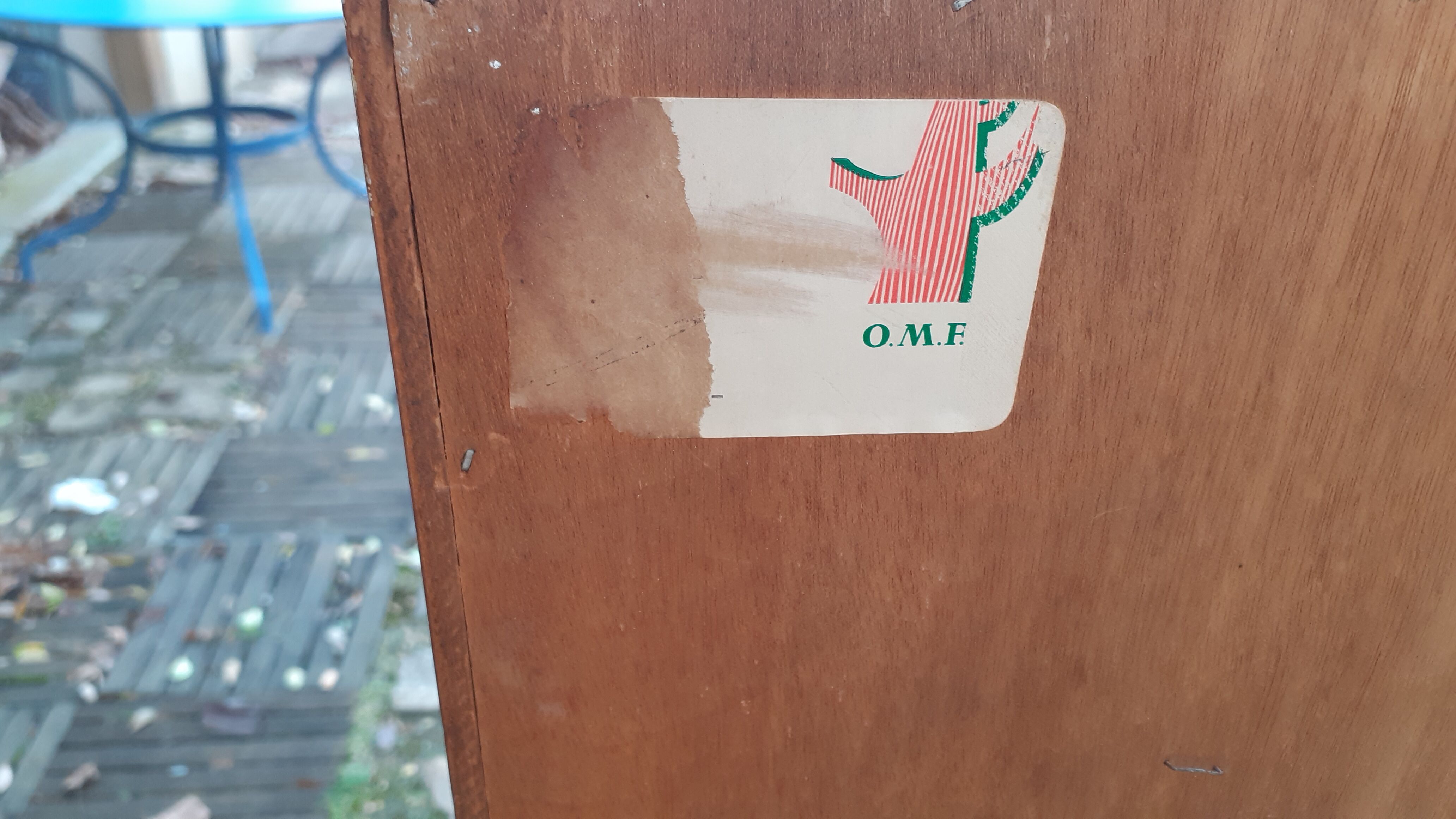 Scandinavian buffet year 60 teak publisher O.M.F.