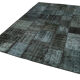 Tapis anatolien fait à la main 200 cm x 300 cm patchwork noir