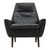 1970 Leather High Back Armchair , Denmark