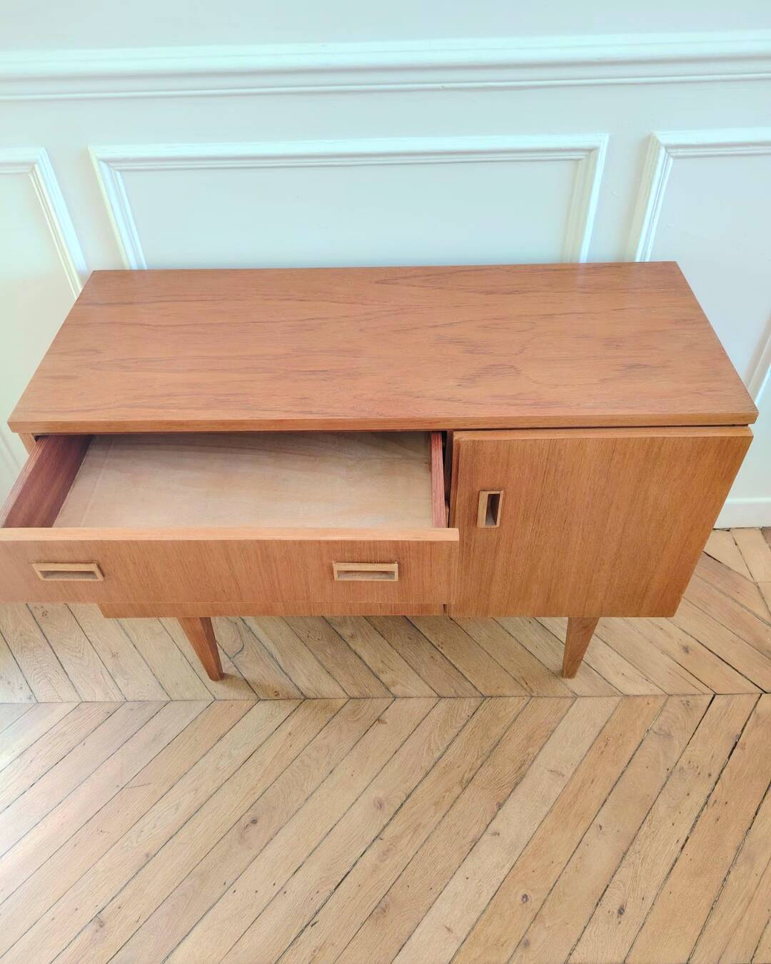 Enfilade vintage rénovée, années 60
