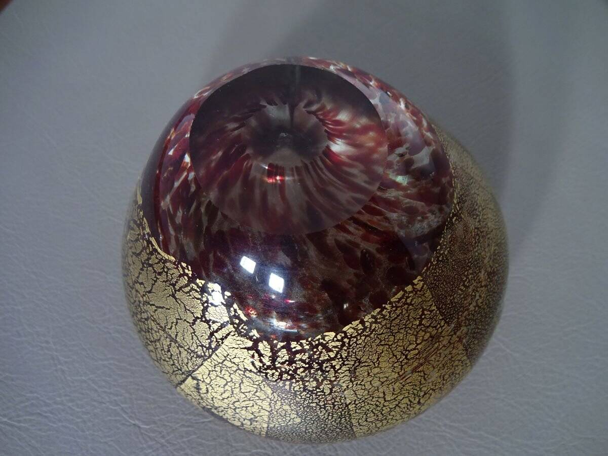 Maltese Glass Ashtrays from Mdina, 1960s, Set of 2