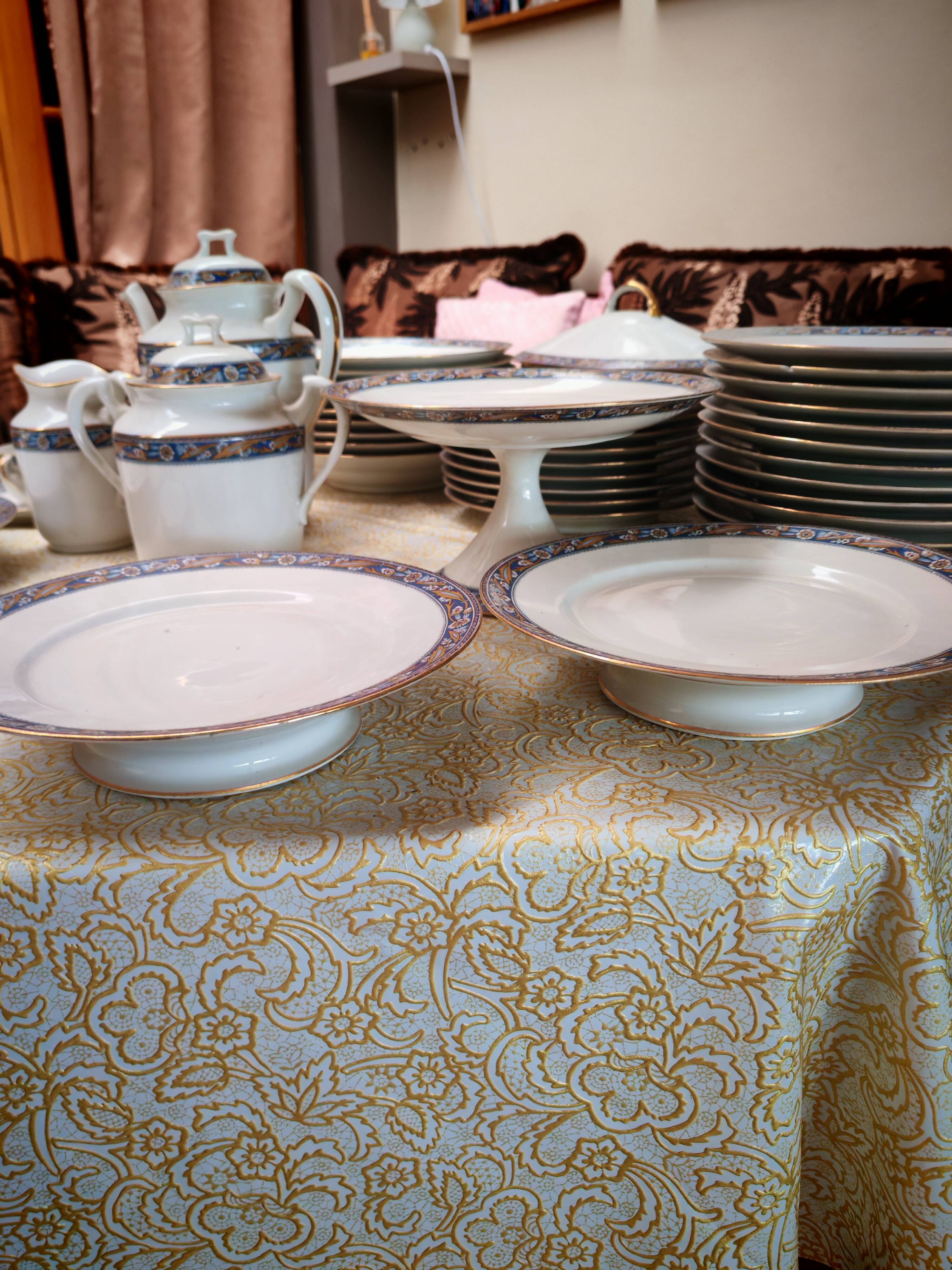 Limoges porcelain service