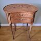 Louis XV style marquetry "kidney" bedside table
