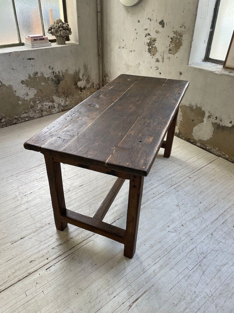 Work farm table established oak