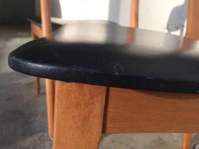 Pair of modernist Scandinavian chairs from the 1960s