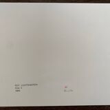 Original pop-art poster, reissue by Roy Lichtenstein "kiss v 1964"