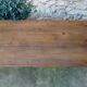 Oak farmhouse table turned legs