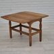 1970s, Danish design by Henning Kjærnulf for EG Kvalitetsmøbel, foldable sofa table, oak.