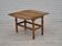 1970s, Danish design by Henning Kjærnulf for EG Kvalitetsmøbel, foldable sofa table, oak.
