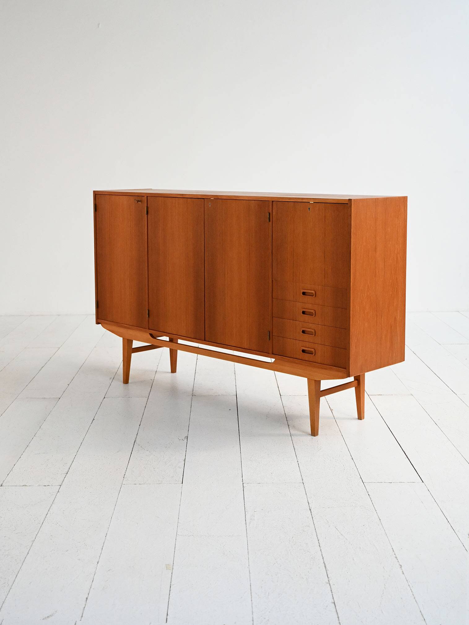 Scandinavian teak sideboard, 1950s-60s