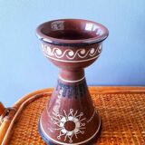 1960s ceramic candlestick