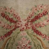 Antique Savonnerie French Carpet 1890 Handwoven Traditional French Antique Rug- 366x274cm