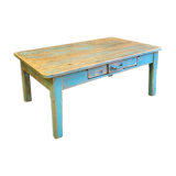 Vintage blue coffee table