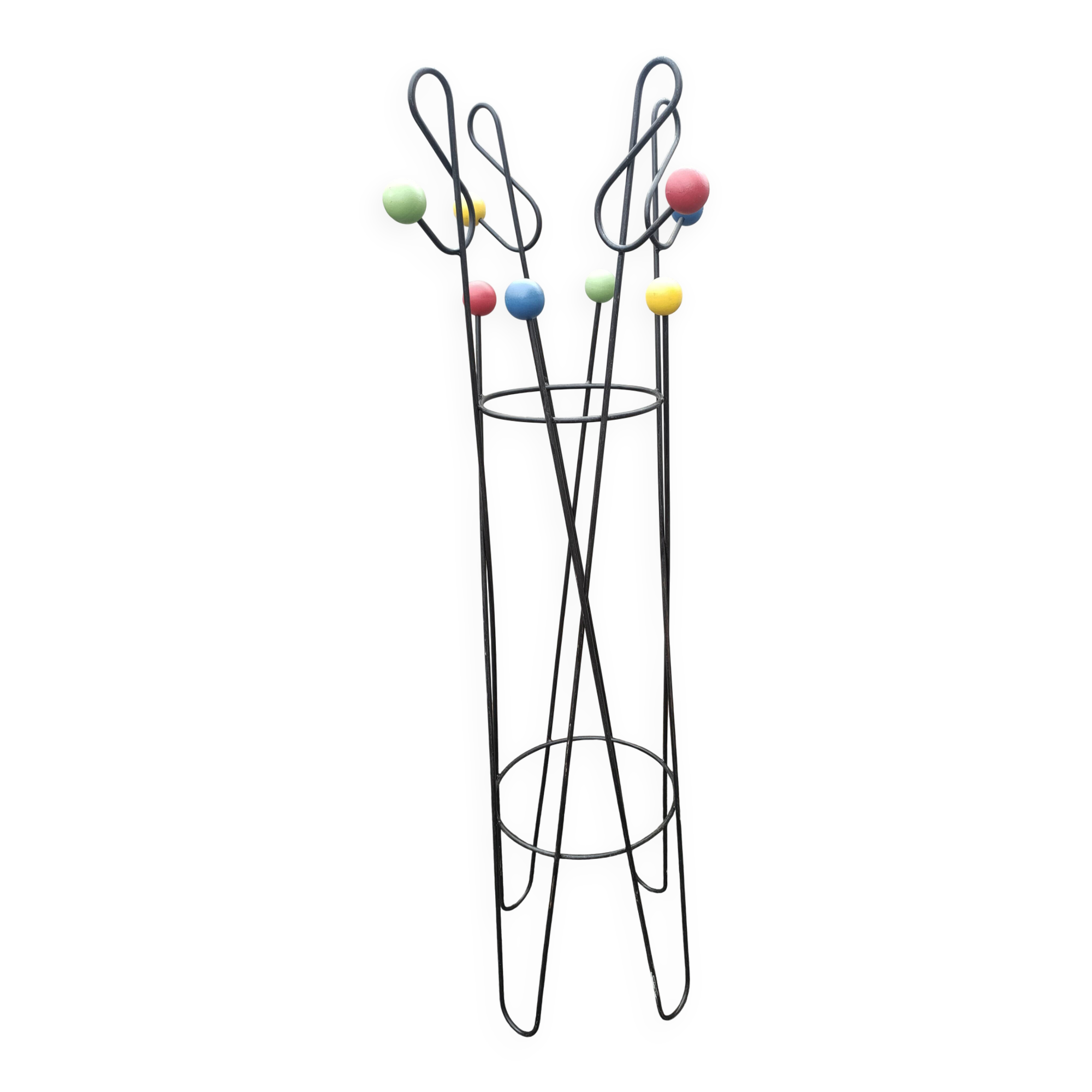 vintage treble clef coat rack