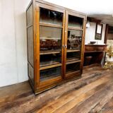 XL vintage display cabinet/laboratory cabinet/school cabinet