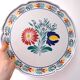 Vintage floral dish - Pornic earthenware factory