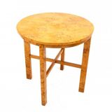 Art Deco side table, mid-20th century, birch