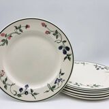6 Dinner plates stamped “EIT-England”