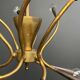 Mid-century Italian brass chandelier, 1960s
