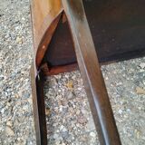 Commode ancienne style louis xv marqueterie plateau marbre