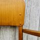 Baumann armchair curved wood armrests