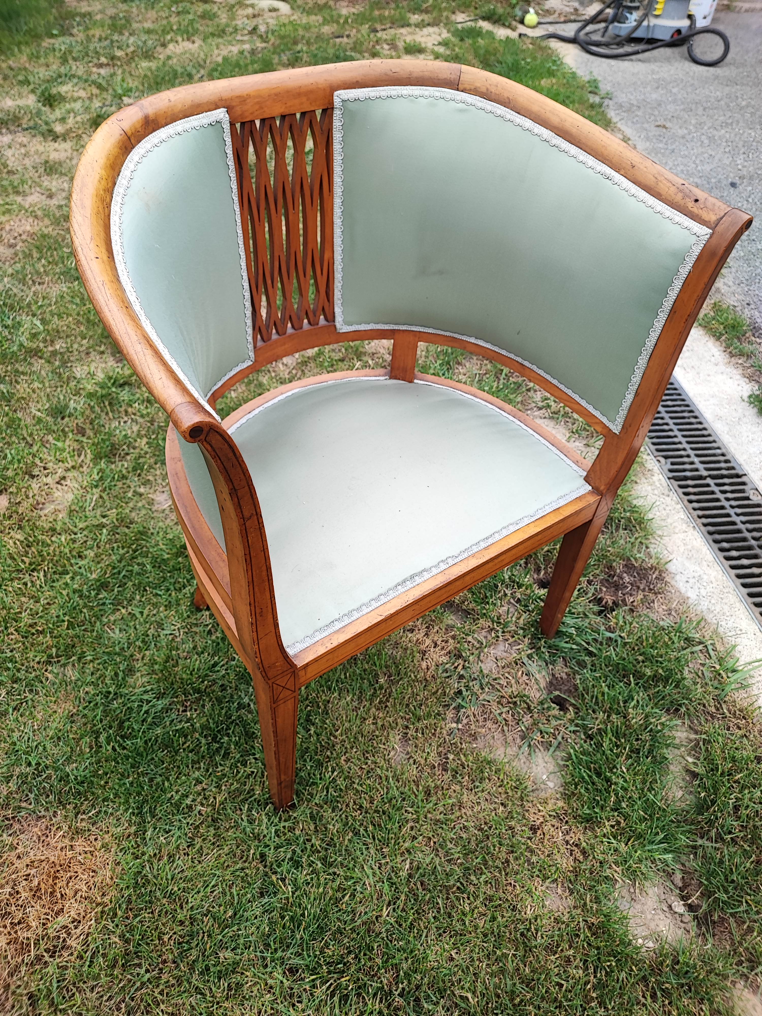 Upholstered armchair