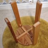 Scandinavian stool in pine