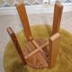 Scandinavian stool in pine