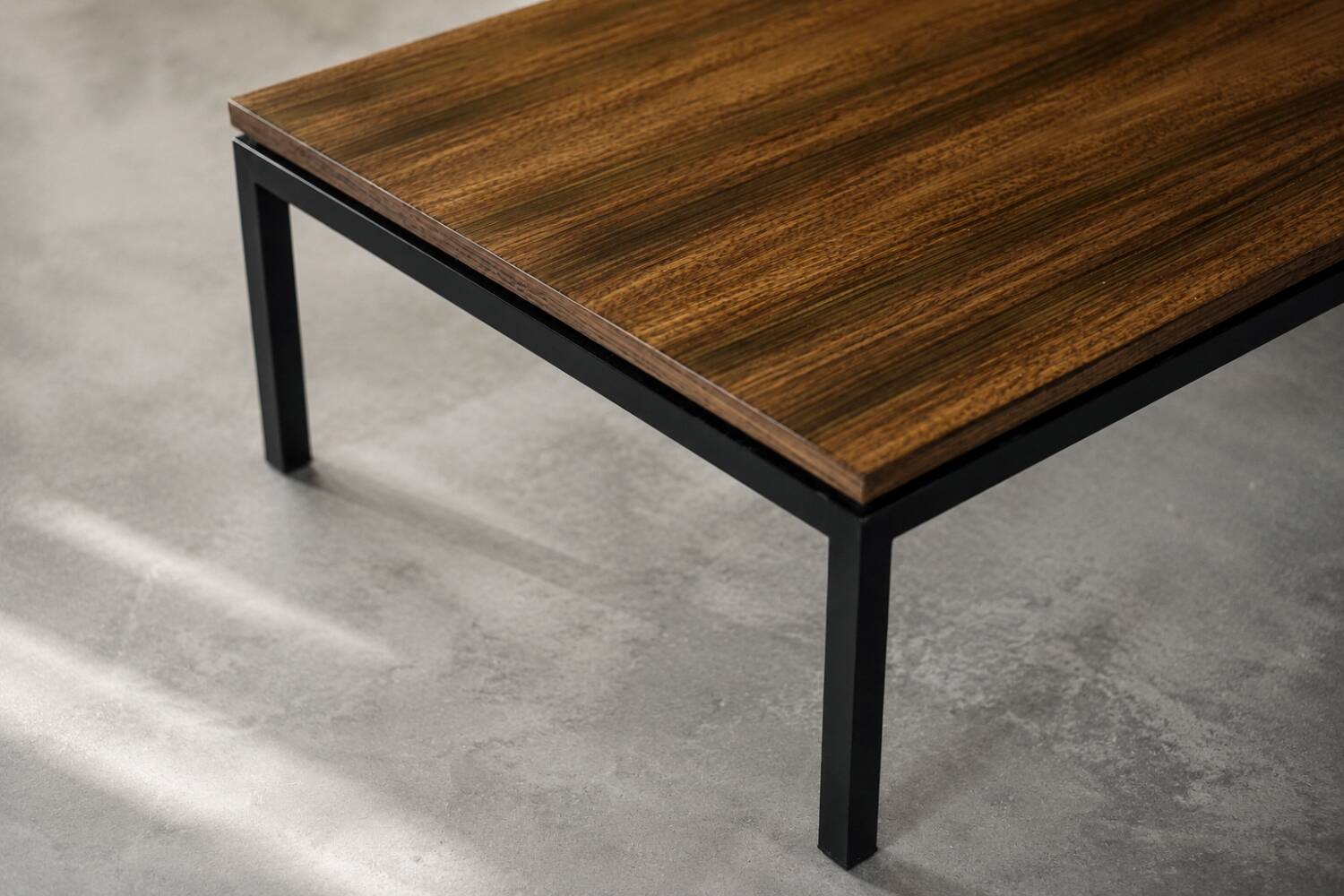 Vintage Low Mid-Century Modern Teak Coffee Table, Denmark, 1970s