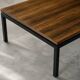 Vintage Low Mid-Century Modern Teak Coffee Table, Denmark, 1970s