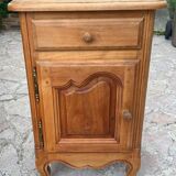 Vintage solid wood bedside table
