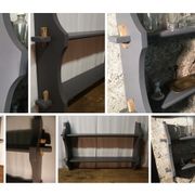 Grey-redesigned wood shelf