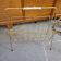 Gold-tone metal magazine rack