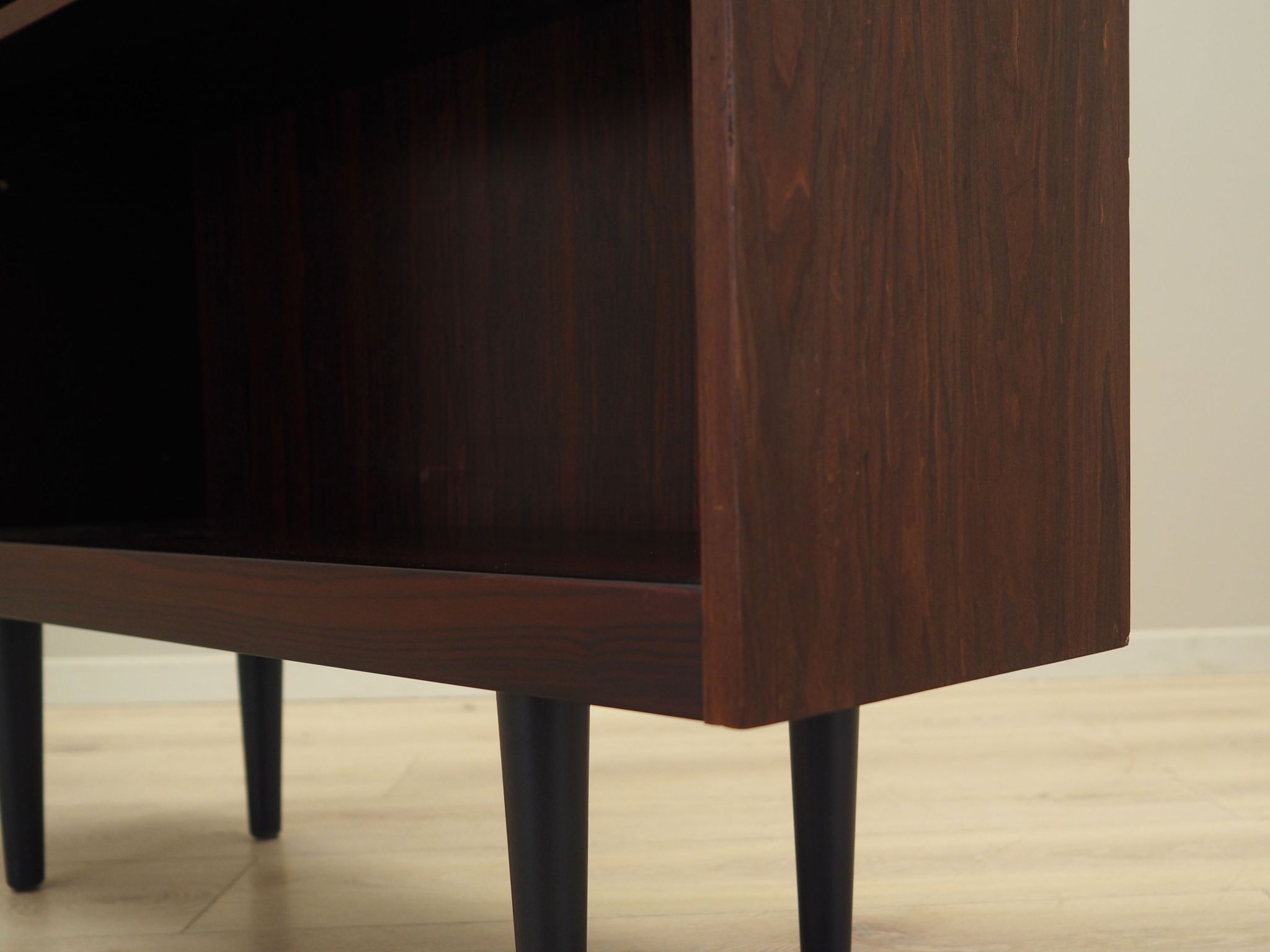 Walnut bookcase, Swedish design, 1970s, Sweden