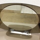 Mirror smoked ice design bright vintage 1970