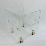 David Lange altuglass plexiglass sofa tip