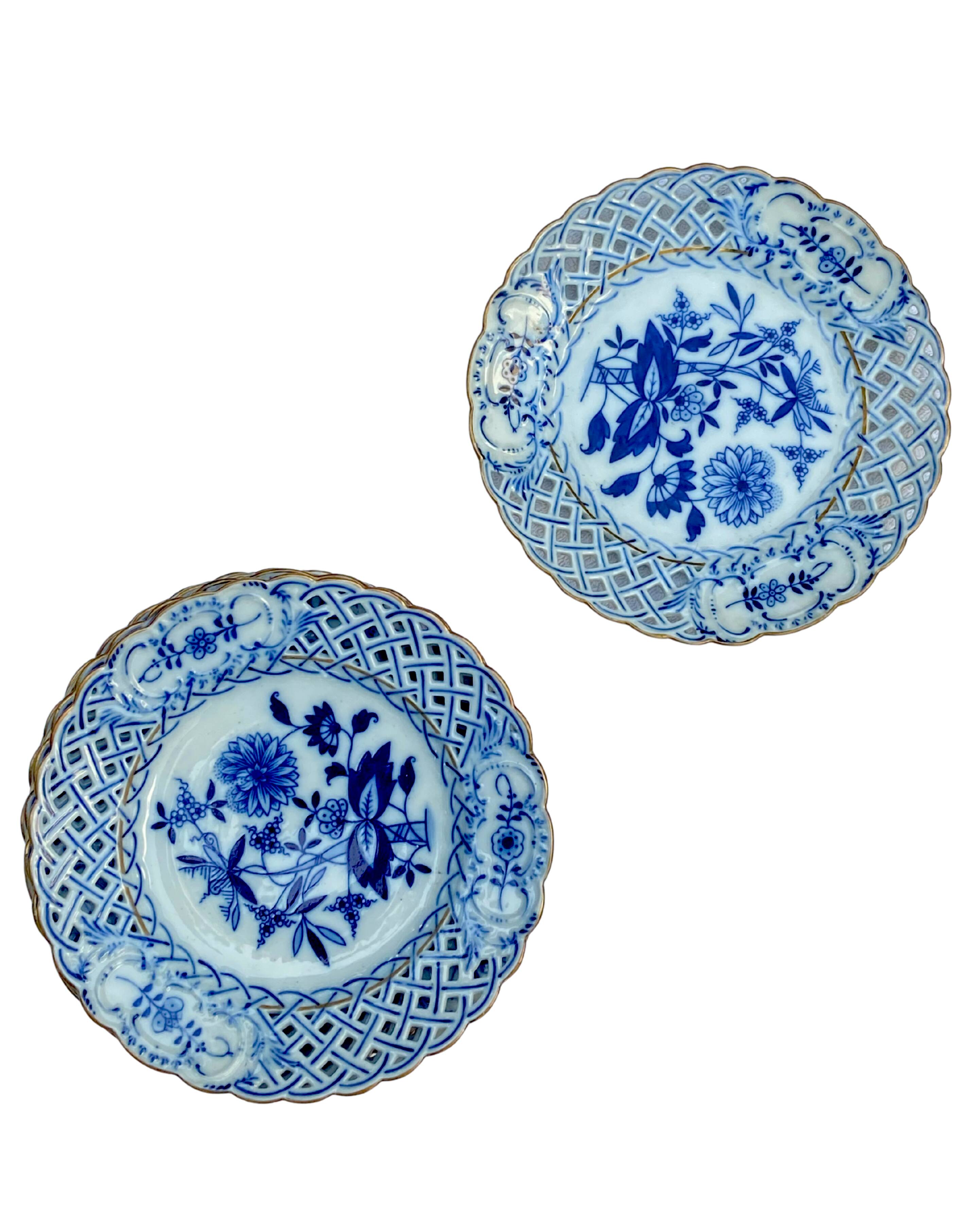 Meissen porcelain plates