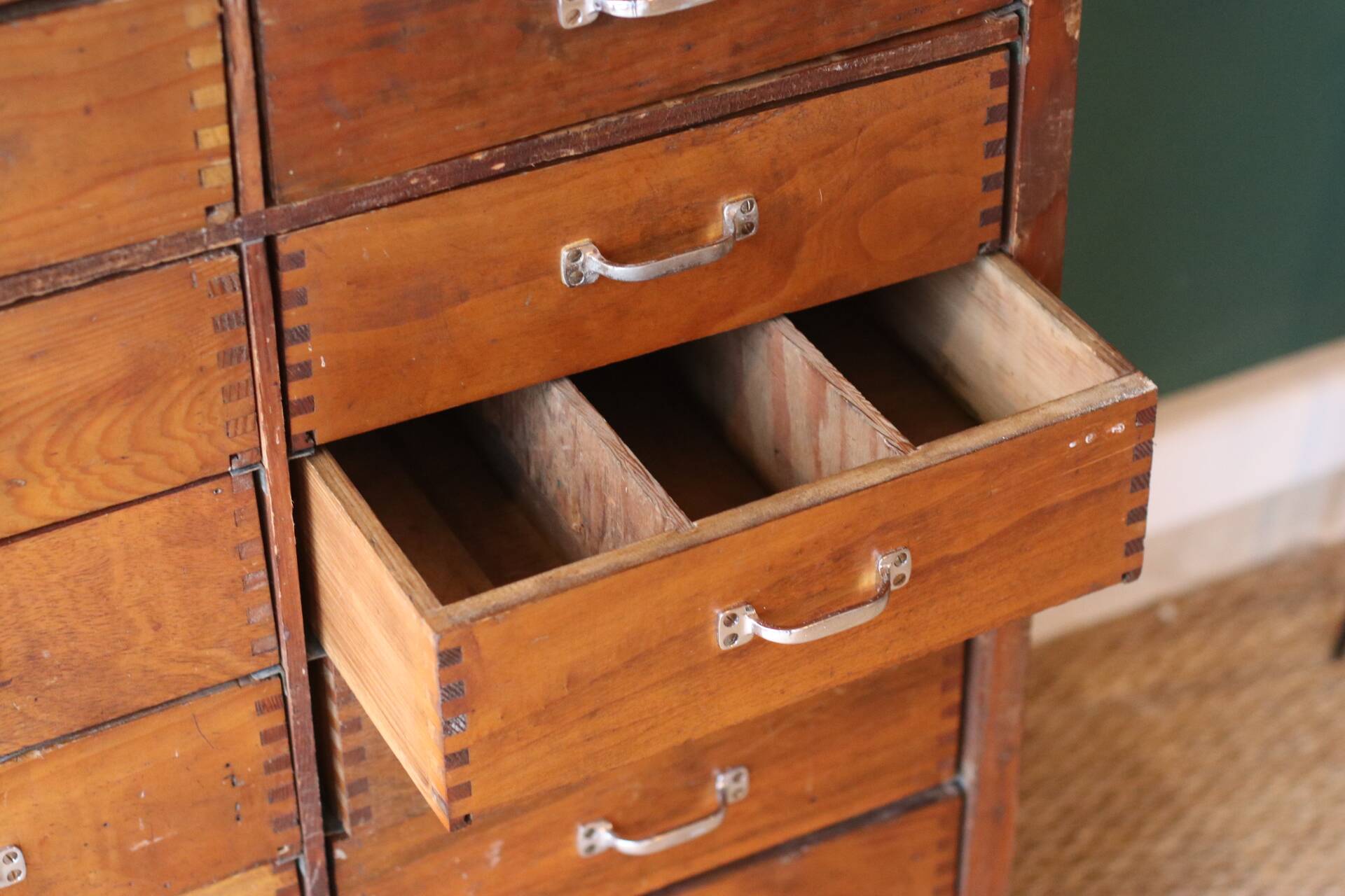 Craft cabinet with drawers