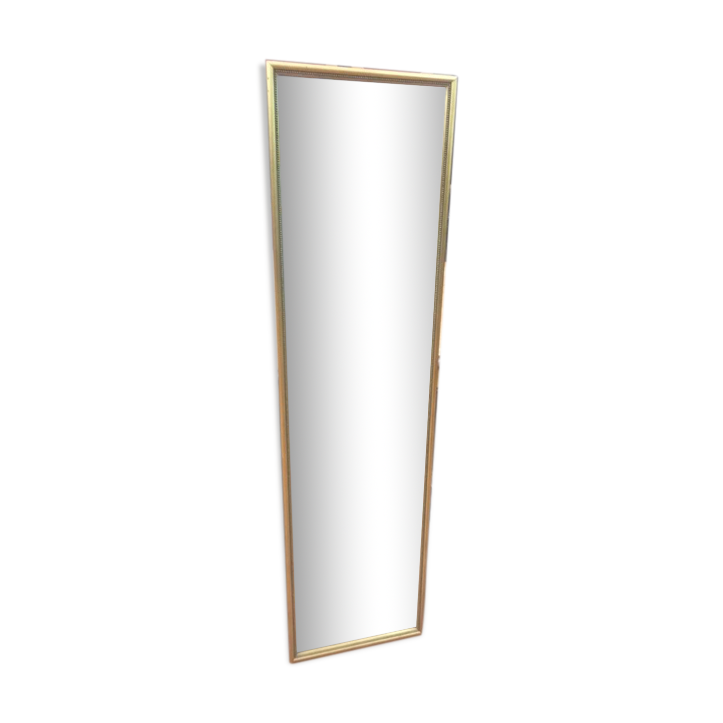 Mirror between Louis XVI with golden beads - 135x37cm