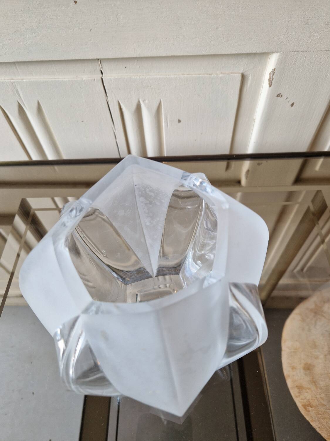 Art Deco Crystal Vase